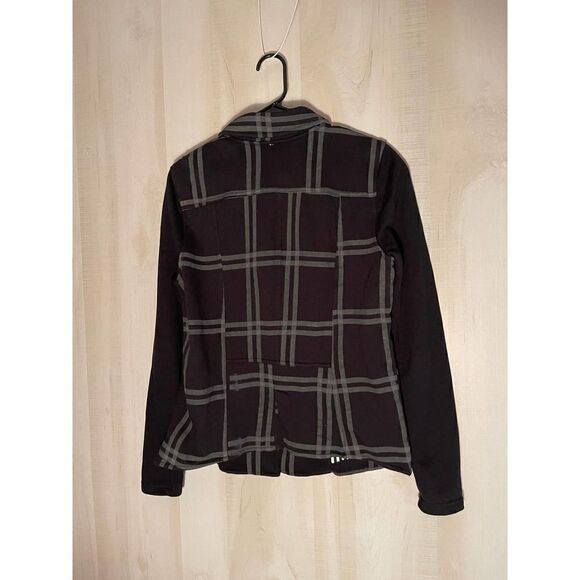 Hurley women's‎ black and white patterned blazer jacket, size medium - Picture 15 of 16